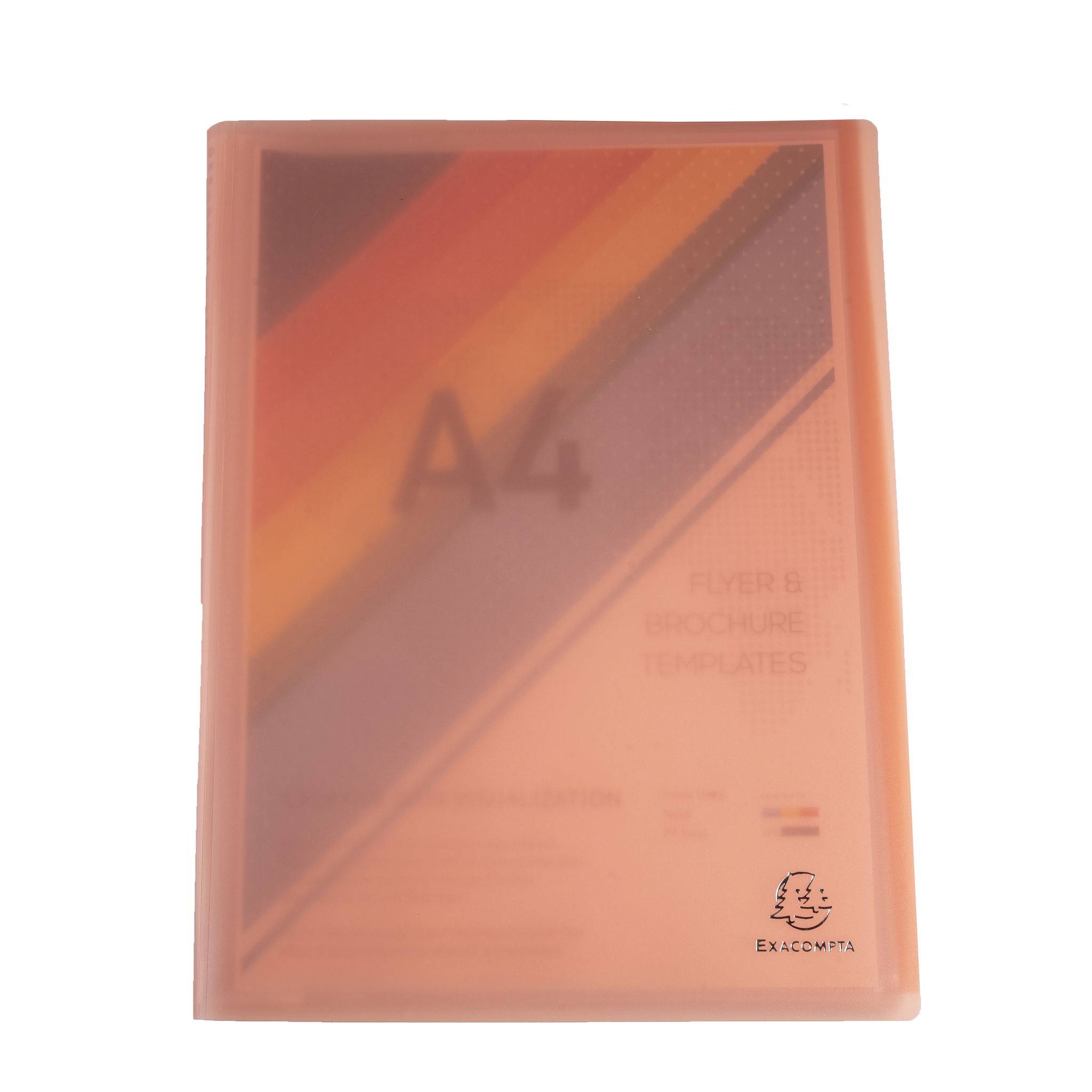 Exacompta 10x Sichtmappe A4 mittelfestem PP, 50 Hüllen, sortiert, 88570E