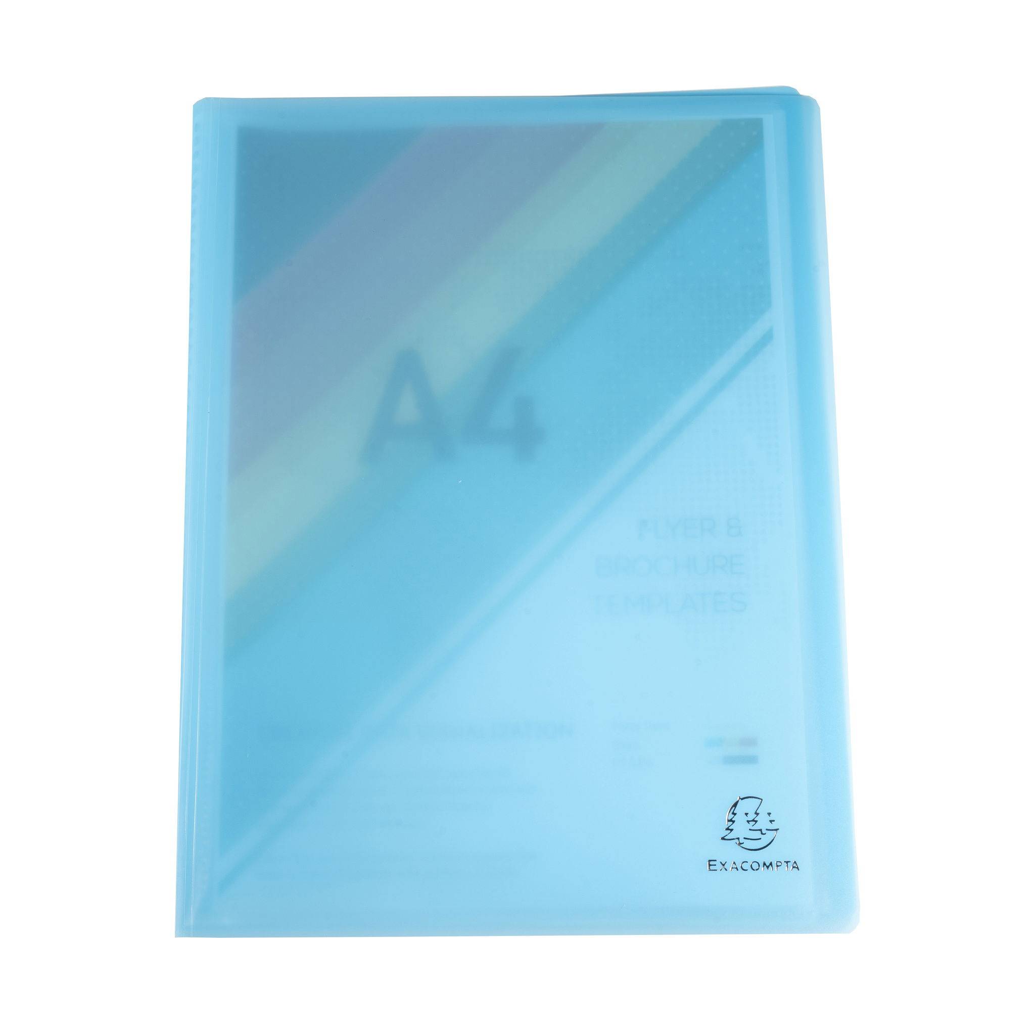 Exacompta 10x Sichtmappe A4 mittelfestem PP, 50 Hüllen, sortiert, 88570E