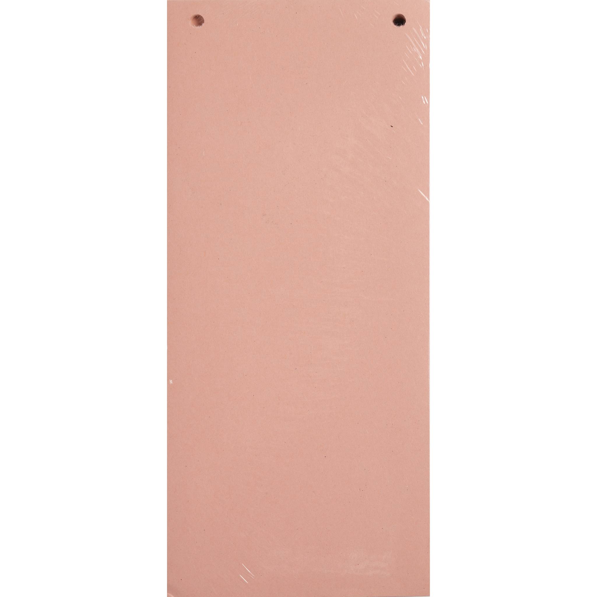 Exacompta 12x 100 Trennstreifen 2-fach gelocht RC Kart 105x240mm Rosa 13435B