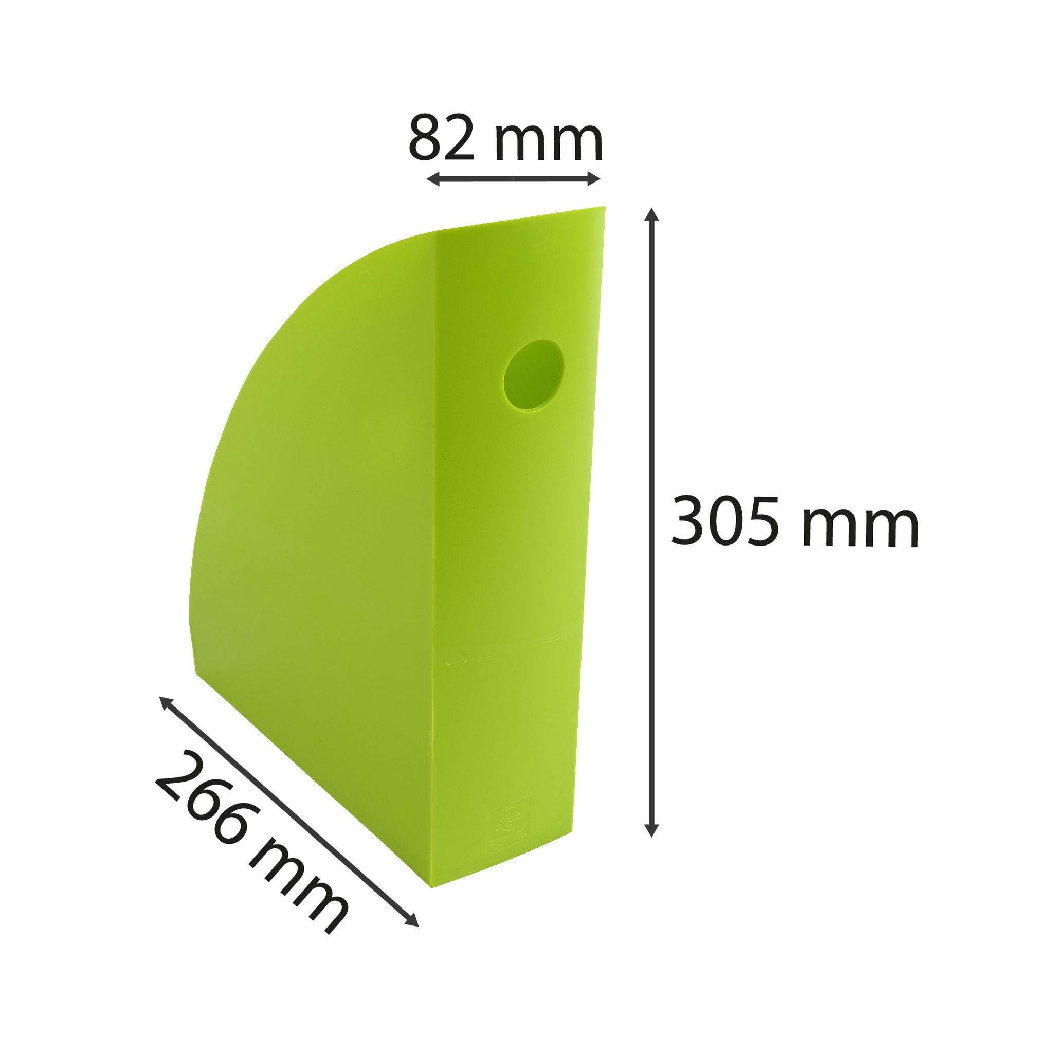 Exacompta 6x Stehsammler MAG-CUBE, Iderama - Anisgrün - 18225D