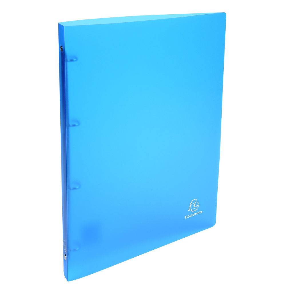 Exacompta 20x Ringhefter PP 500µ 4 Ringen 15mm Rücken 20mm A4 sortiert 51169E