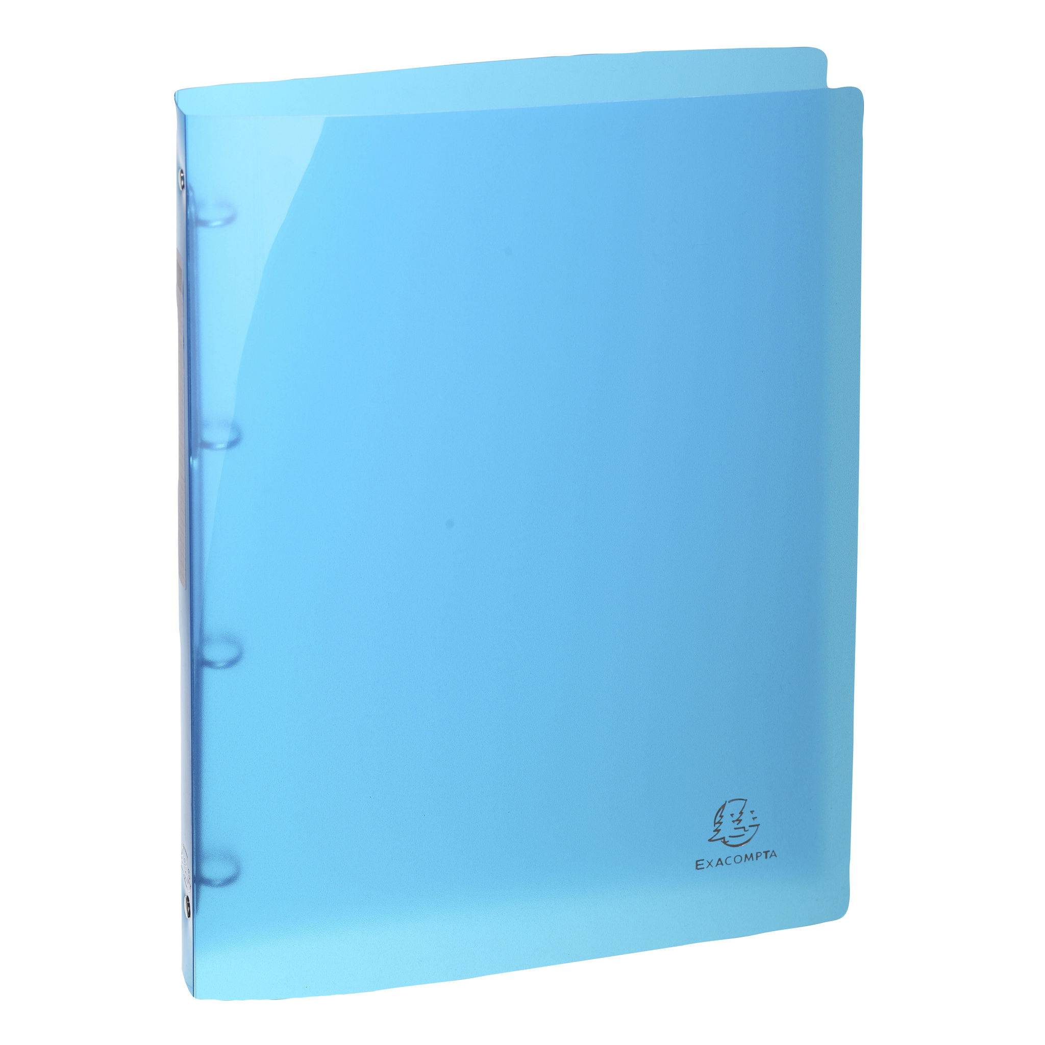 Exacompta 20x flexibler Ringhefter 4 Ringe 15mm PP 500µ PP A4 sortiert 51670E