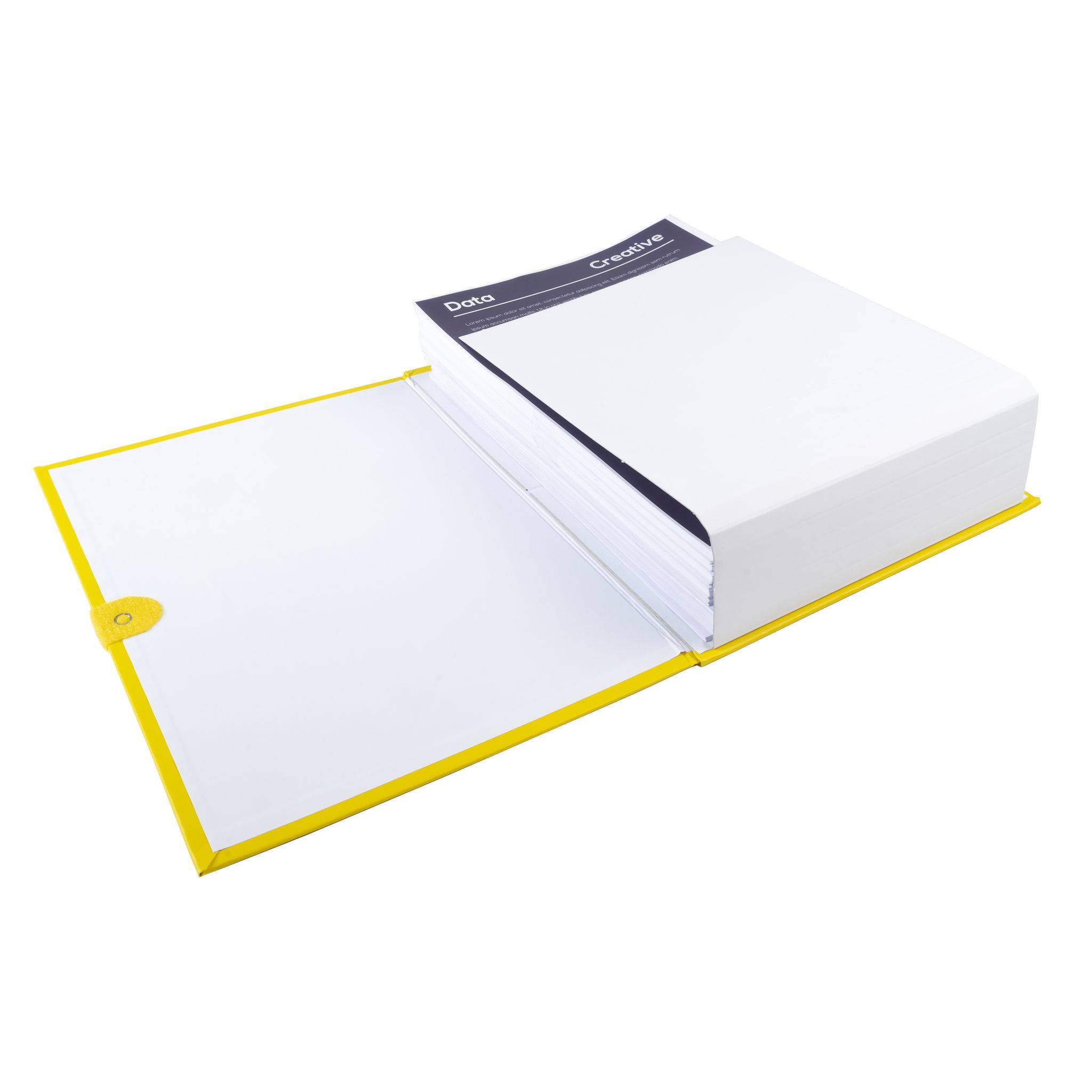 Exacompta 10x Dokumentenmappe dehnbar 1 Klappe Balacronbezug A4 Gelb 627E