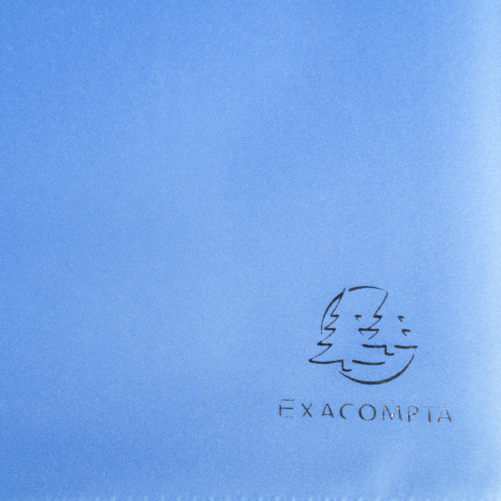 Exacompta 12x Sichtmappe PP 500µ + 30 Hüllen , A4, Blau, 85362E