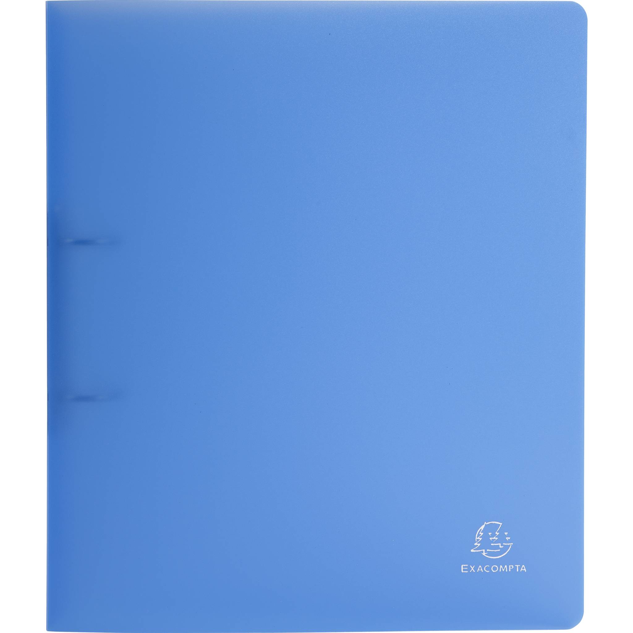 Exacompta 15x Ringbuch PP 700µ + 2 Ringen 30mm, Rücken 40mm, , A4, Blau, 54362E