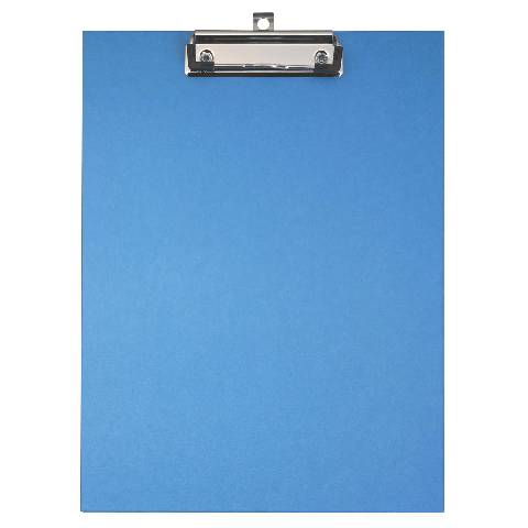 Exacompta 10x Klemmbrett beschichtet - Format 23x32cm für A4 - Blau - 17292E