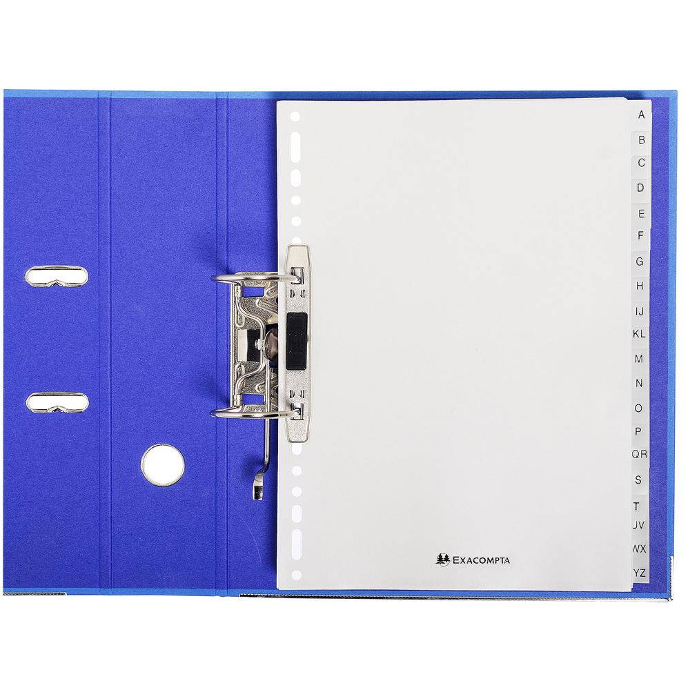 Exacompta 10x Ordner Recyclingkarton Rücken 80mm 32x29cm A4 Maxi Hellblau 53982E