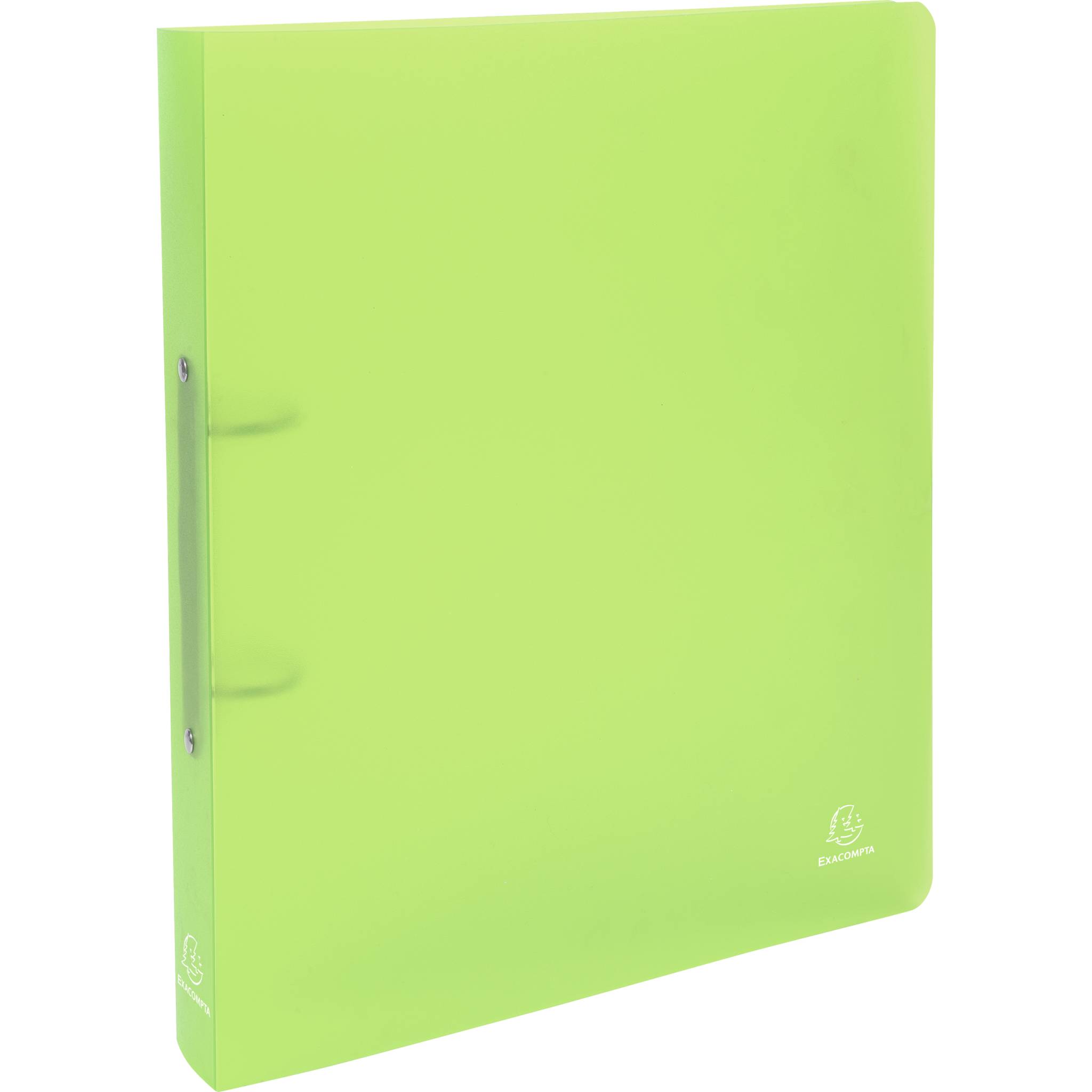 Exacompta 15x Ringbuch PP 700µ + 2 Ringen 30mm, Rücken 40mm, , A4, Grün, 54363E
