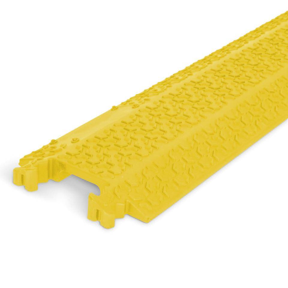 Kabelbrücke Defender XPRESS DROP-OVER 40, gelb, recyceltes TPU, 1005x125x20mm