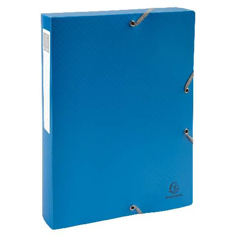 Exacompta 8x Archivbox A4 Polypropylen, Rücken 40mm, Young, sortiert, 59190E