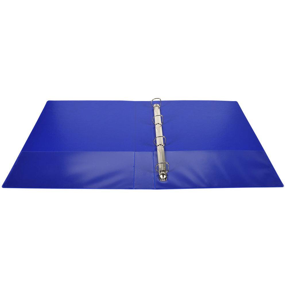 Exacompta 10x Ringbuch PP 4Ring 30mm in D-Form Rücken 47mm A4 Maxi Blau 51842BE