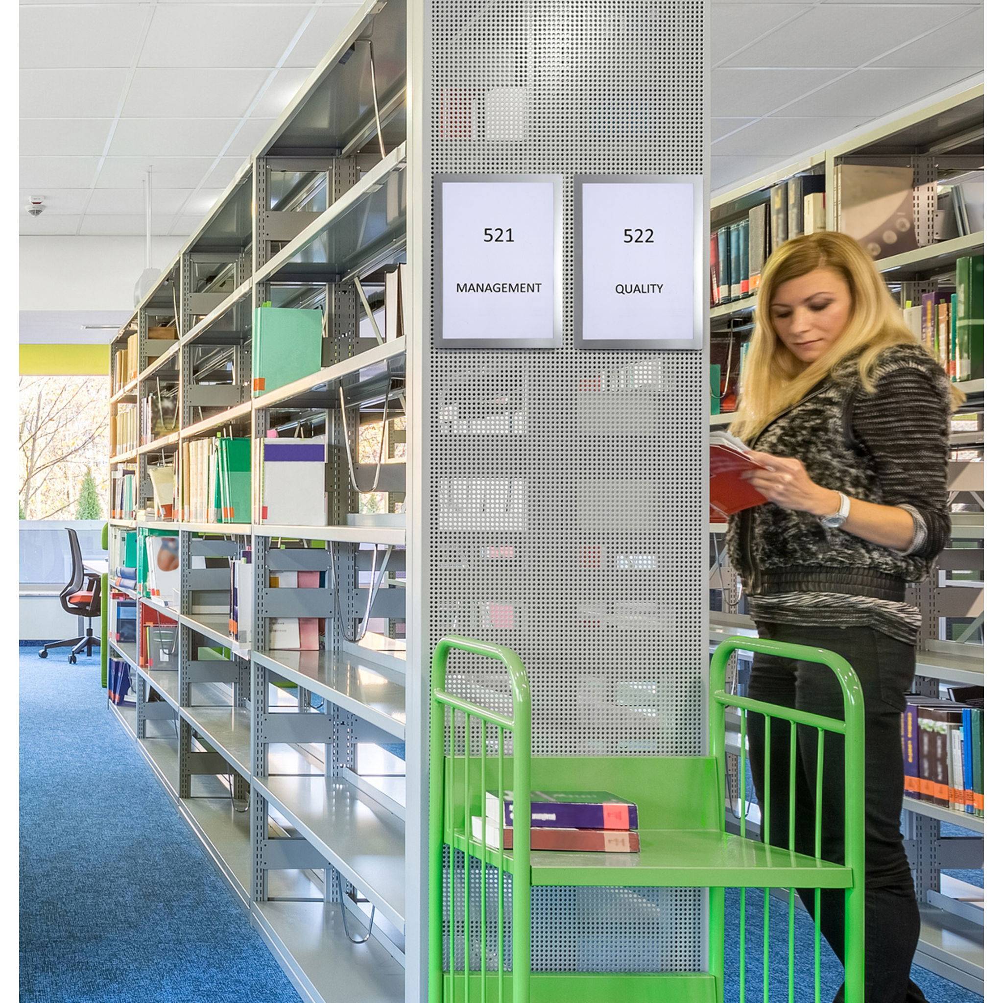 Exacompta 5x Magnetische Wandhülle A4 - Silber - 39200E