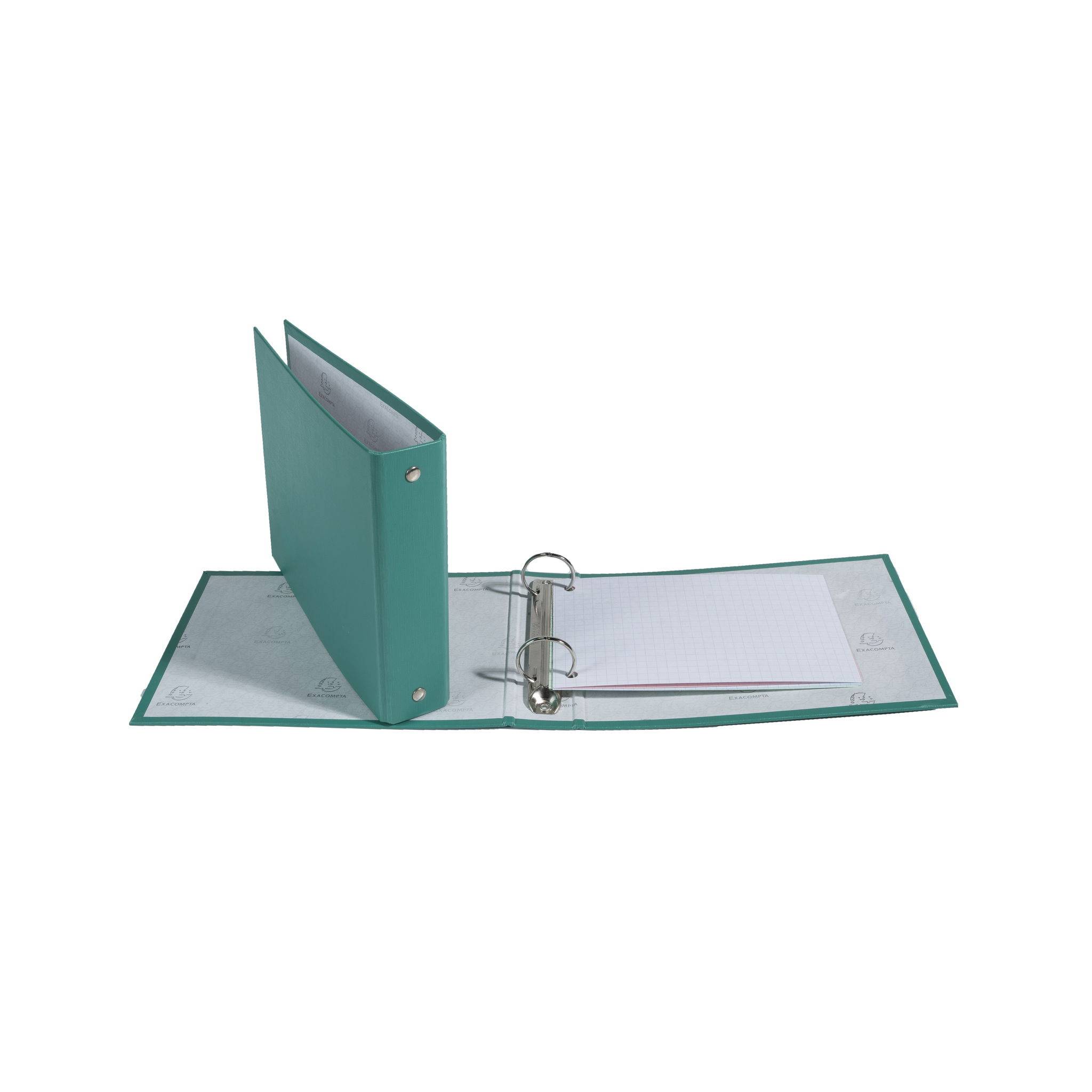 Exacompta 10x Ringbuch PP 2Ring 25mm für Karteikarten A6 sortiert 51050E