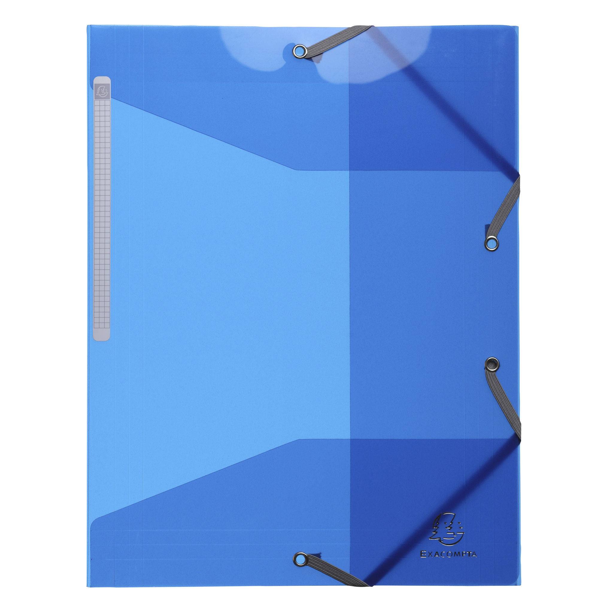 Exacompta 30x Sammelmappe PP Iderama 3 Klappen mit Gümmizug A4, sortiert, 55670E