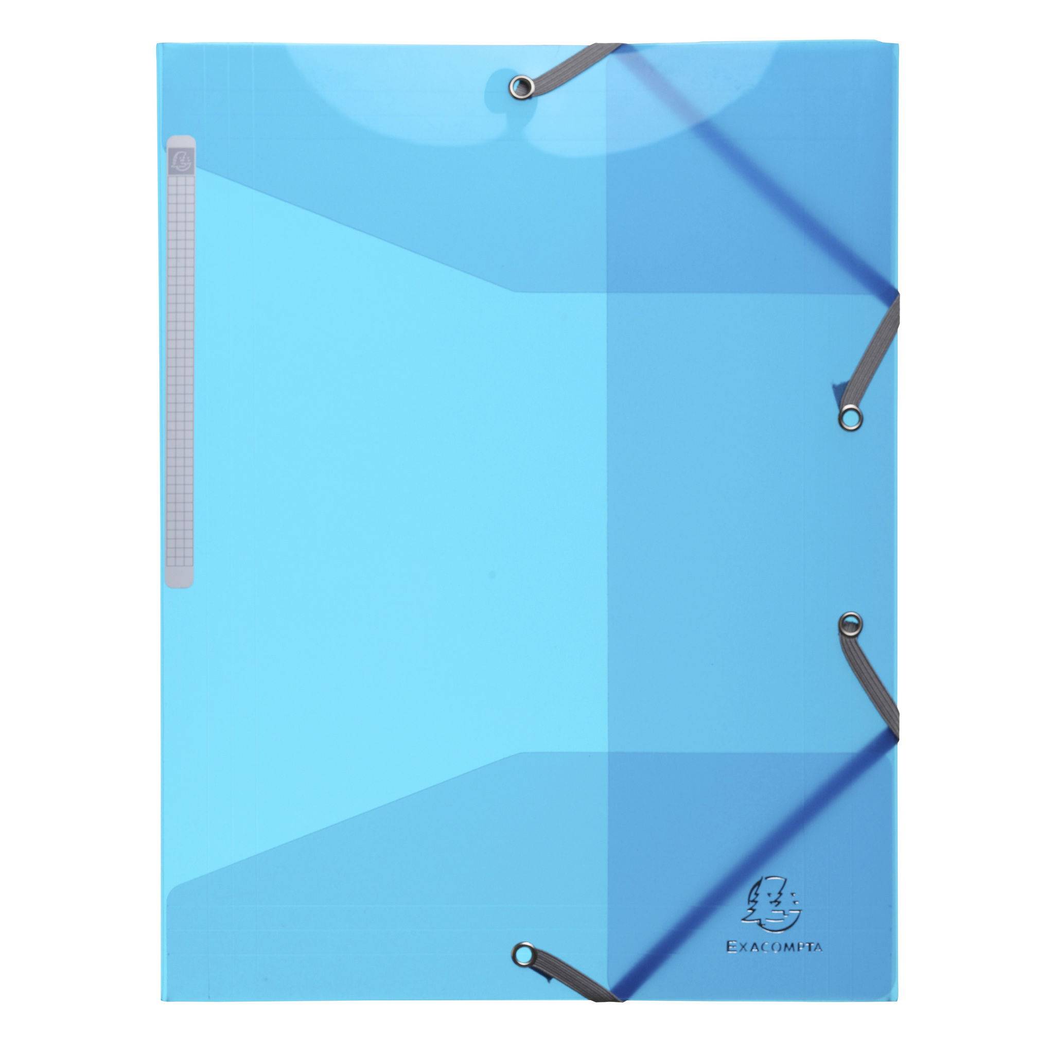 Exacompta 30x Sammelmappe PP Iderama 3 Klappen mit Gümmizug A4, sortiert, 55670E