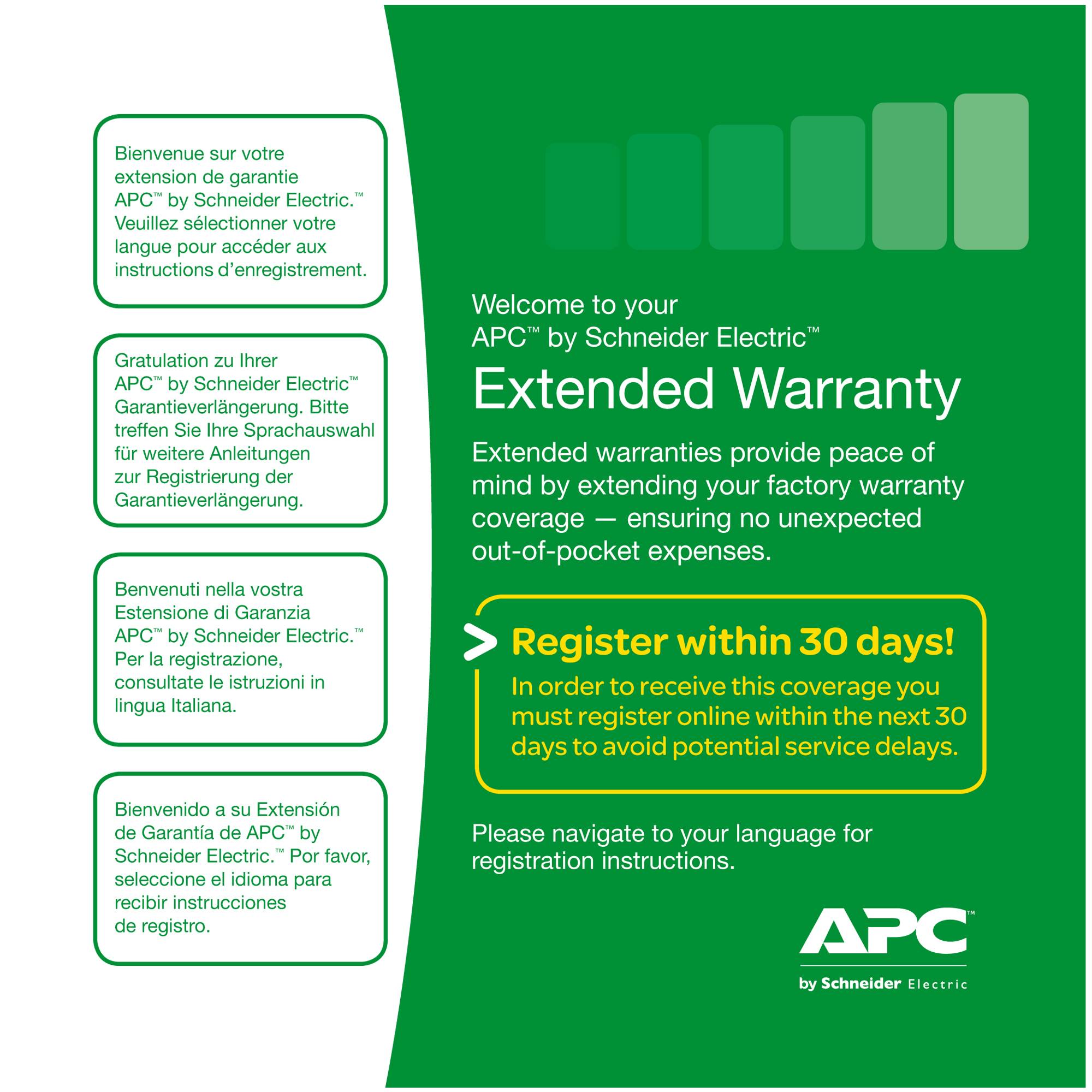 APC Extended Warranty Service Pack - Technischer Support