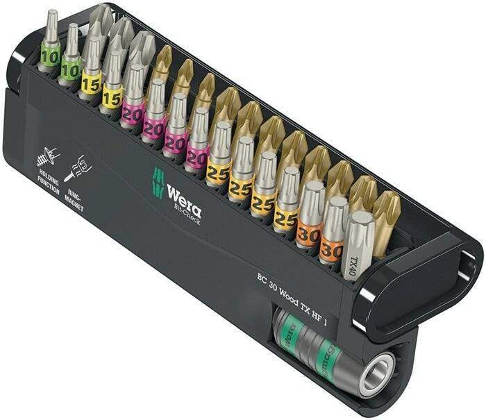 Wera Bit-Check 30 Wood TORX HF 1 Multimedia-Technik Werkzeug