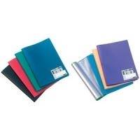 ELBA Sichtbuch ''Memphis'', mit 10 Hüllen, farbig sortiert DIN A4, aus PP, mit Beschriftungsetikett