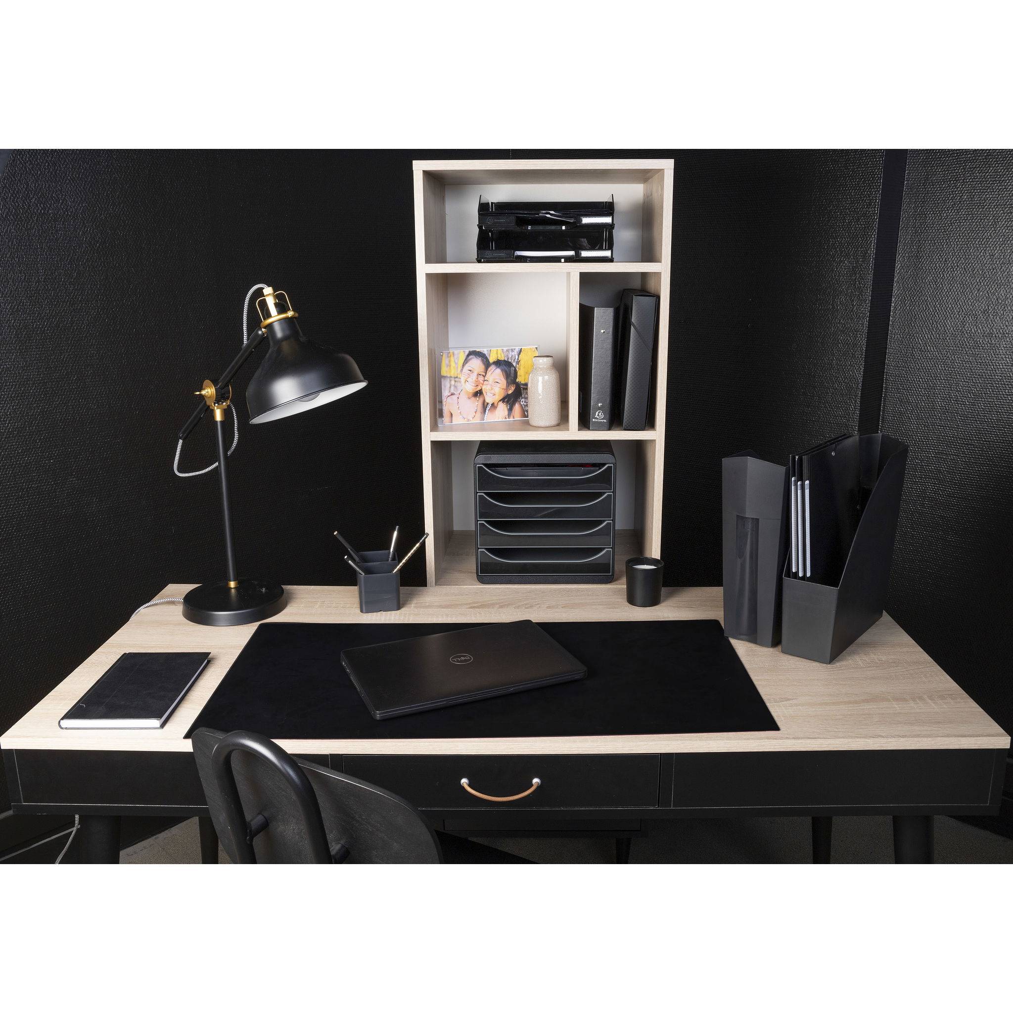 Exacompta 3x Stehsammler THE MAGAZINE, EcoBlack - Schwarz - 180014D