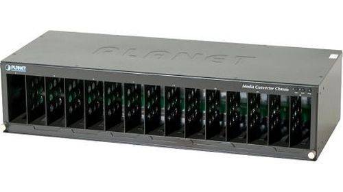 Planet Medienkonverter-Chassis, 15 Slots, 19" / 2,4 HE