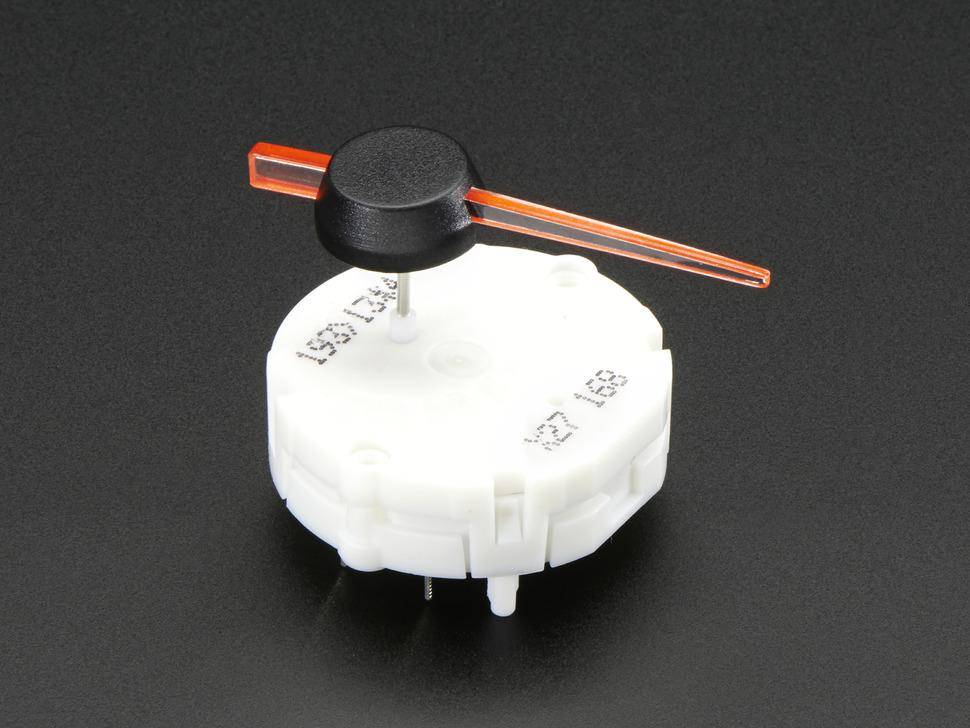 Adafruit Automotive Gauge Stepper Motor x27168, 600 Schritte, 315 Grad Drehbereich, 260 Ohm