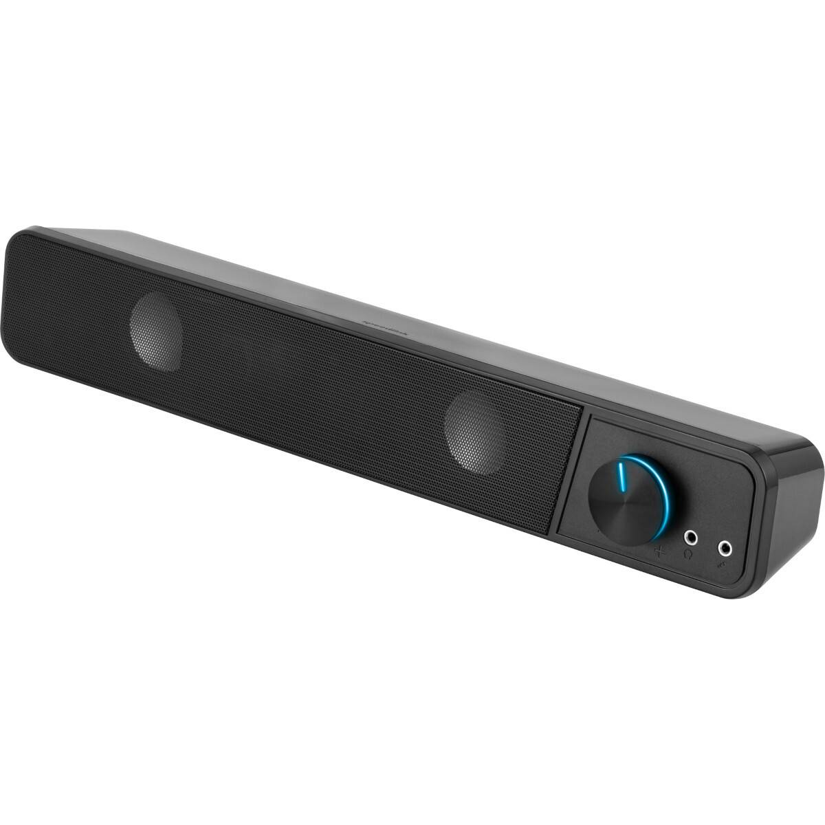 SPEEDLINK BRIO - Soundbar - USB - 6 Watt - Schwarz