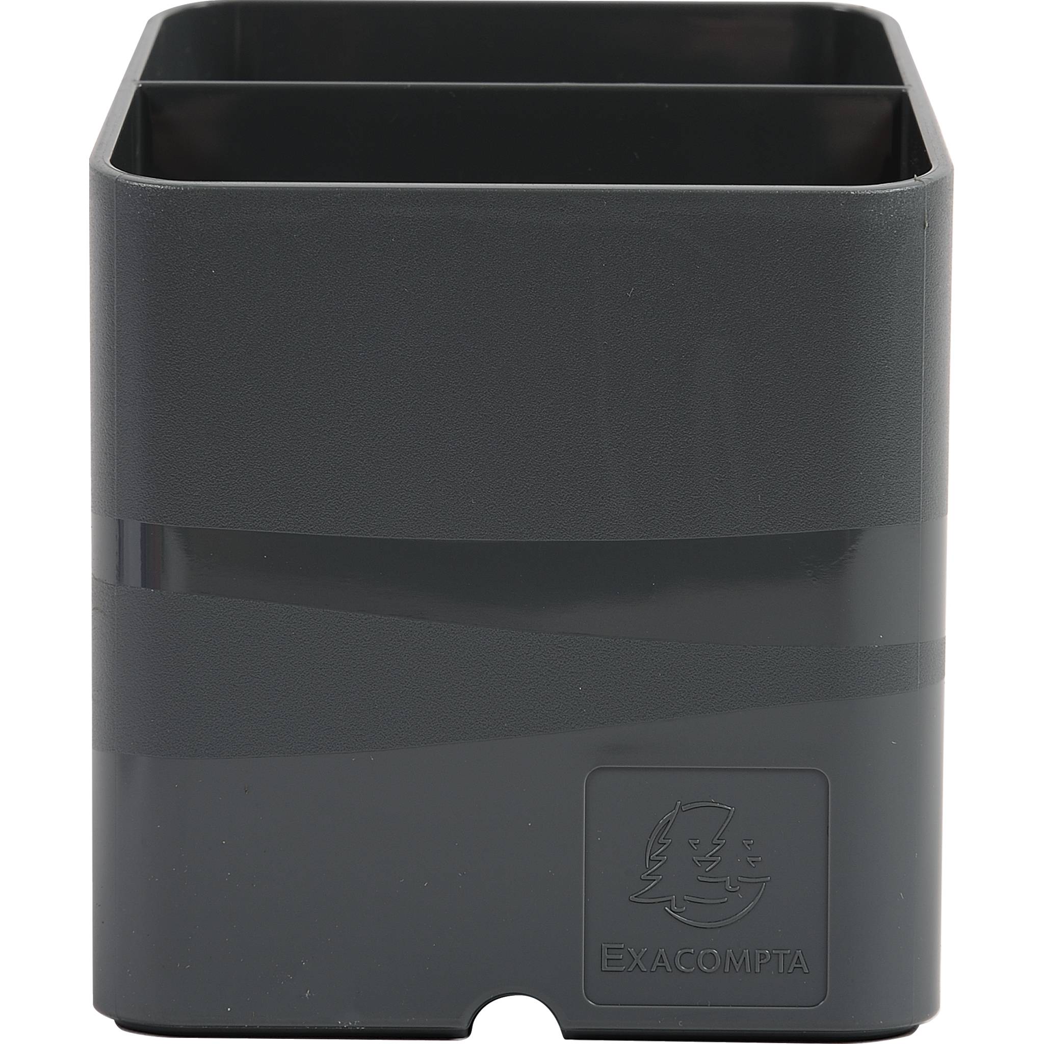 Exacompta 10x Stifteköcher PEN-CUBE, Office - Dunkelgrau - 67707D