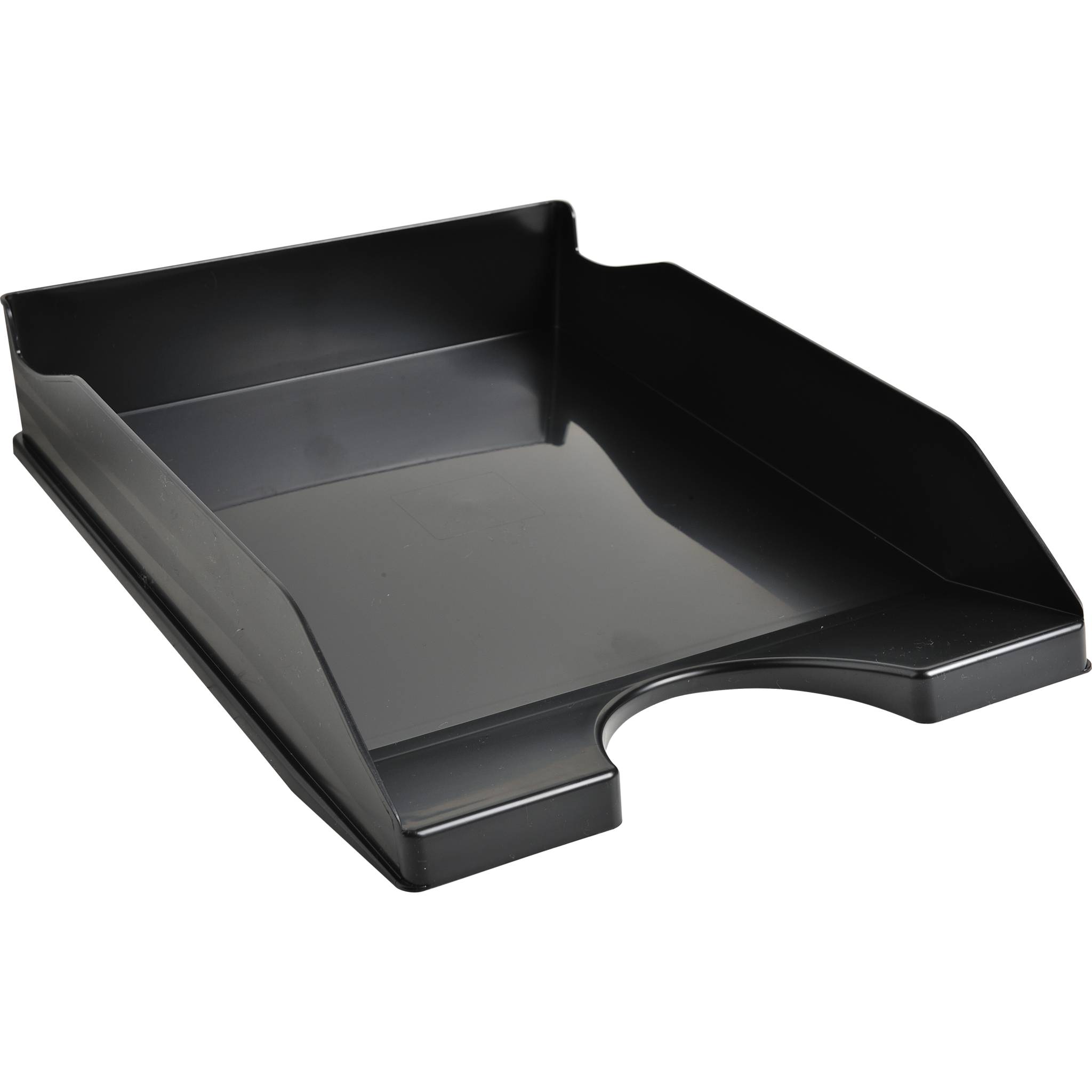 Exacompta 10x Briefablage Ecotray, Linicolor - Schwarz - 123014D