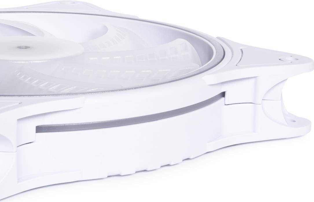 Alphacool Rise Aurora 140mm Lüfter Weiß (140x140x25mm) EOL (24851)