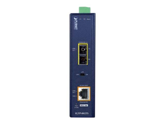 Planet IGTP-802TS - Medienkonverter - 1GbE10Base-T - 1000Base-LX - 100Base-TX -