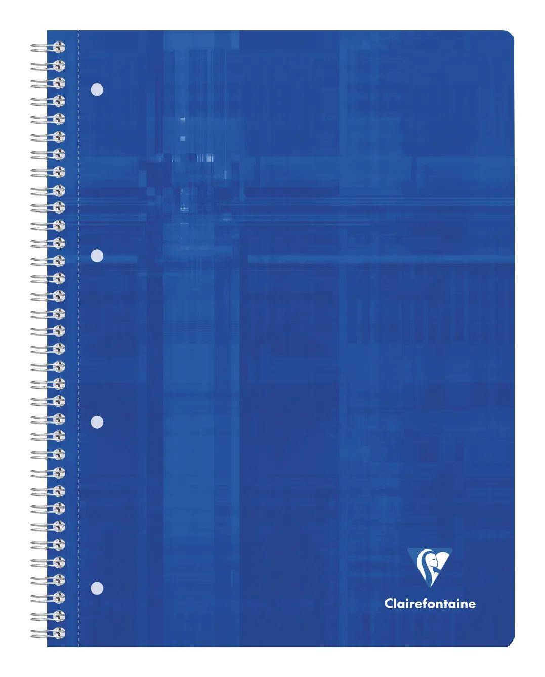 Clairefontaine 5x Collegeblock A4+ 80 Blatt liniert, Lineatur 90g Sortiert 8256C