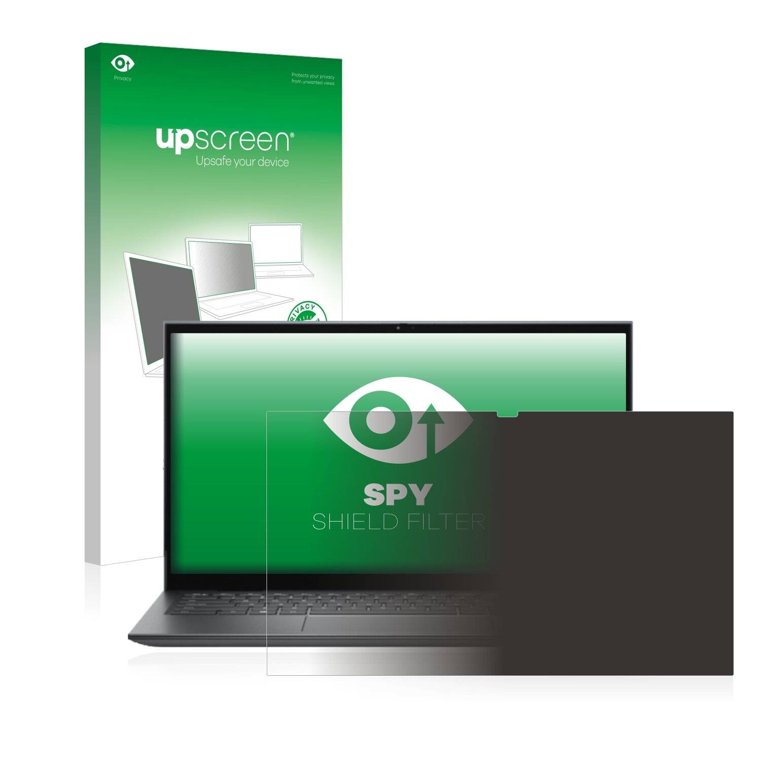 upscreen Spy Shield Filter Premium Blickschutzfilter für Dell Inspiron 14 7415