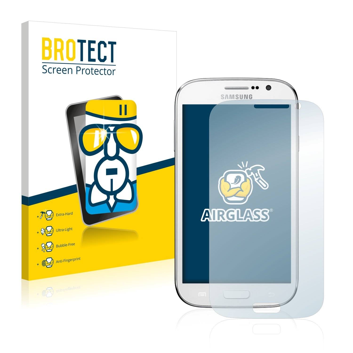 BROTECT AirGlass Schutzglas Folie für Samsung Galaxy Grand Neo