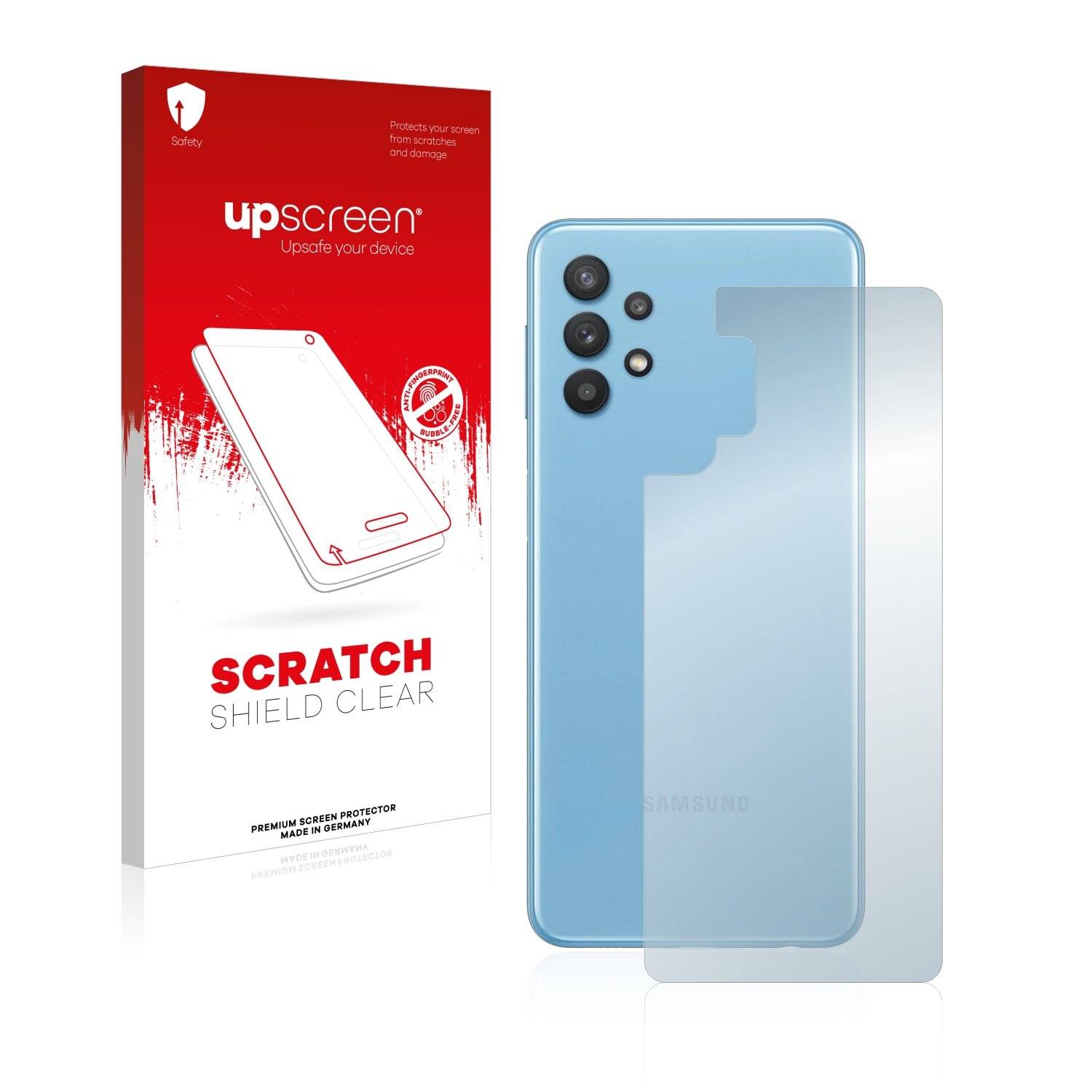 upscreen Scratch Shield Clear Premium Displayschutzfolie für Samsung Galaxy A32 5G