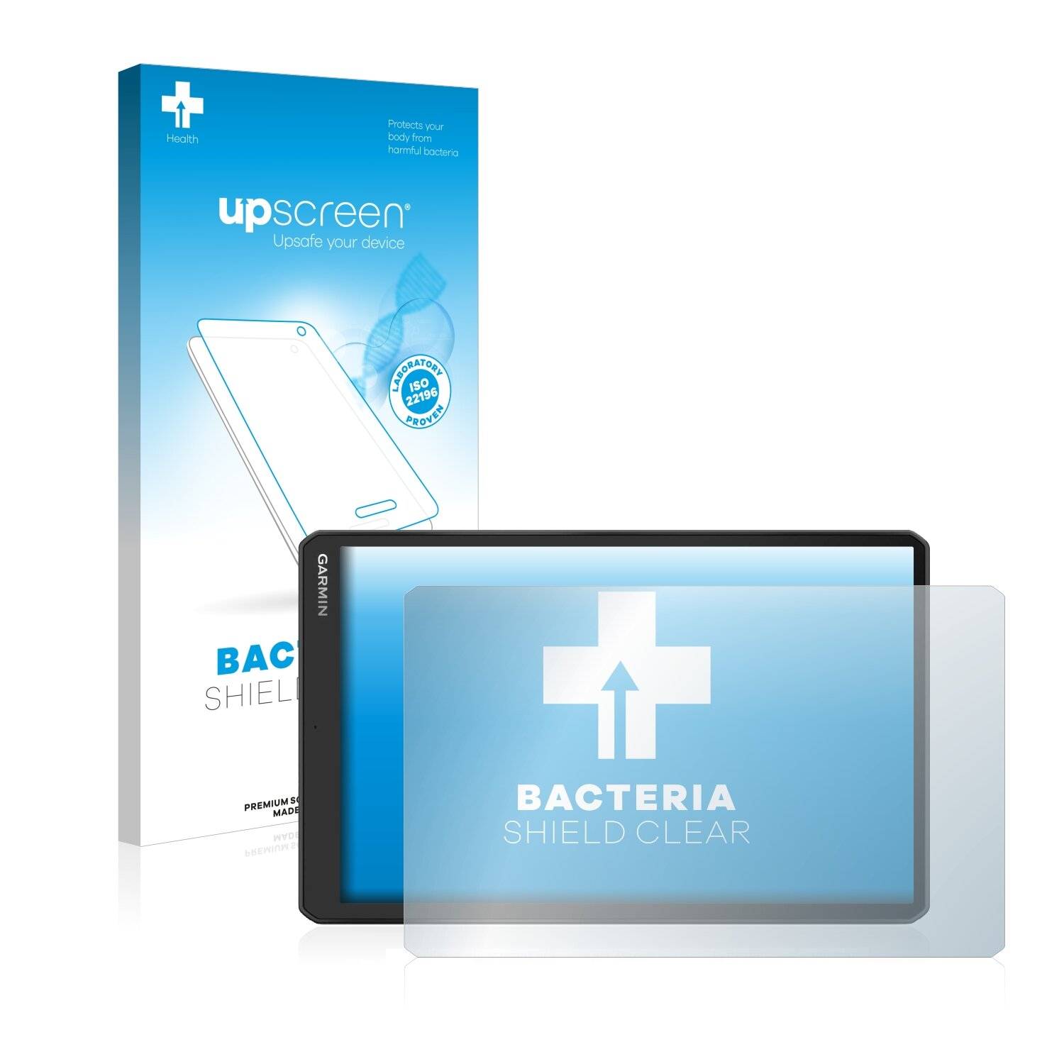 upscreen Bacteria Shield Clear Premium Antibakterielle Displayschutzfolie für Garmin Camper