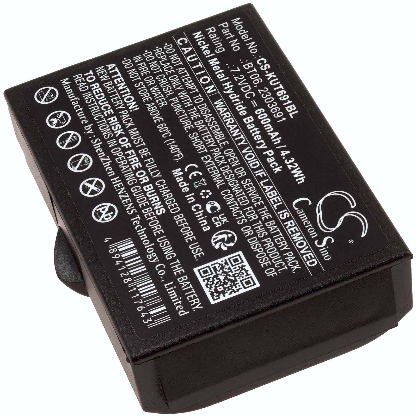 Powery Akku für Kransteuerung Ikusi TM60, TM61, TM62, 7,2V, NiMH