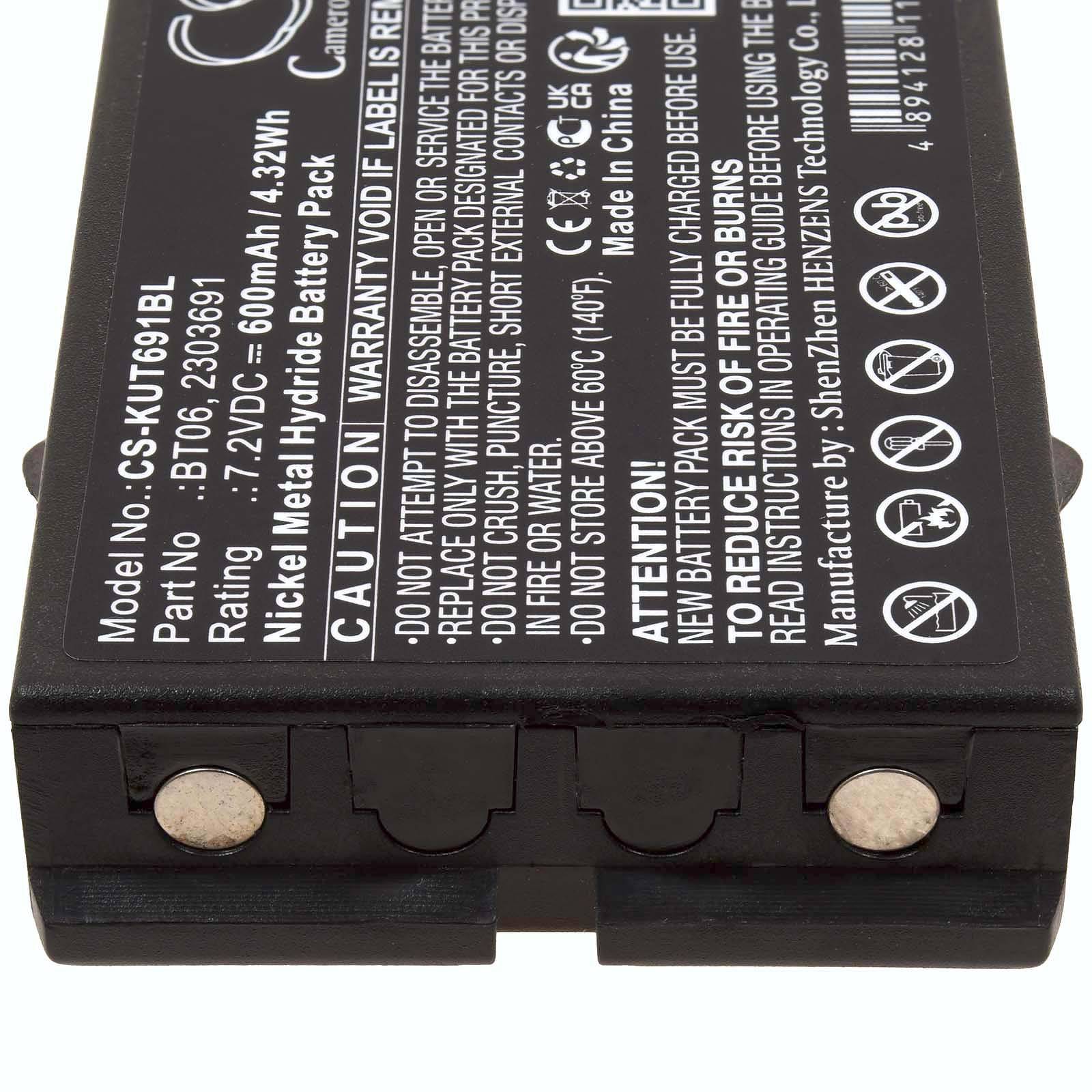 Powery Akku für Kransteuerung Ikusi TM60, TM61, TM62, 7,2V, NiMH