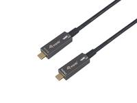 Equip USB-C Aktives optisches Kabel - M/M - 5.0m - PD 60W - 4K/60Hz - 10Gbps - Video+Data+PD - 5 m - USB C - USB C - USB 3.2 Gen 2 (3.1 Gen 2) - 10