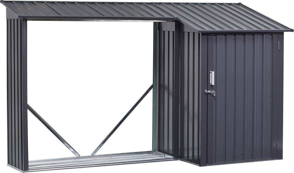 Kombi Holzunterstandu. Gartengeräteraum270 x 105 x130/158 cmBeschaffungsar tikel