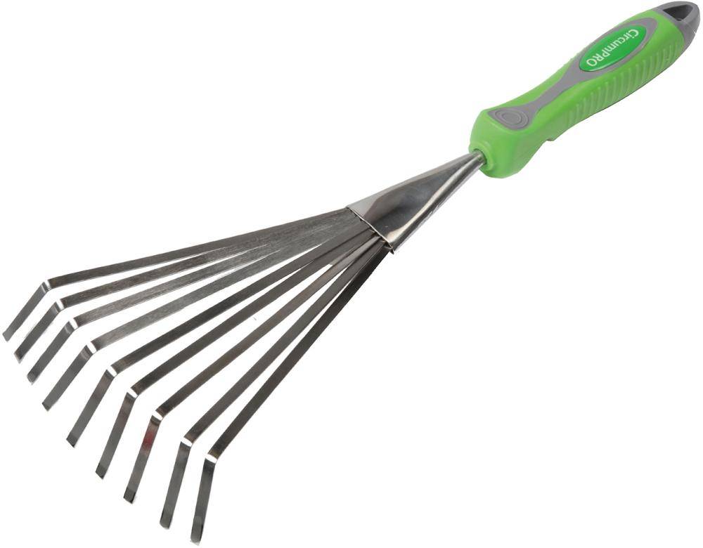 Fächerbesen Edelstahl Ergo-Griff Floraworld