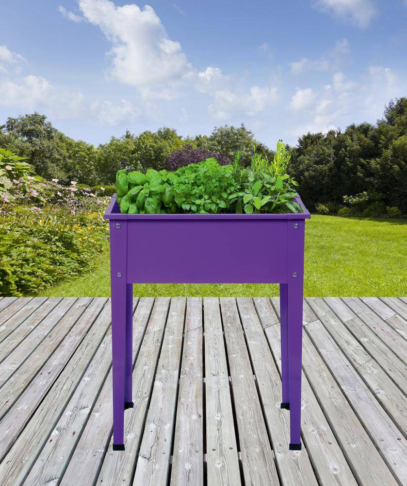 Metall-Hochbeet Gr. 1lilaglänzend60 x 30 x 80 cmB eschaffungsartikel