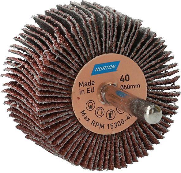 Fächerschleifer m.Schaft R207Plus 50x30x6 P40