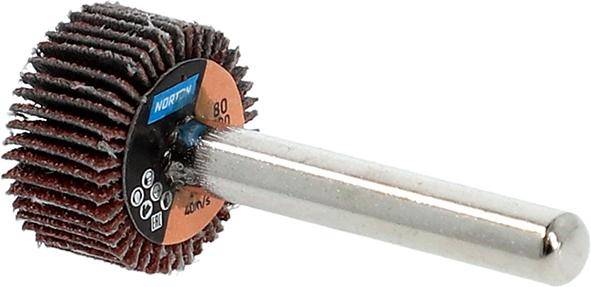 Fächerschleifer m.Schaft R207Plus 20x10x6 P80