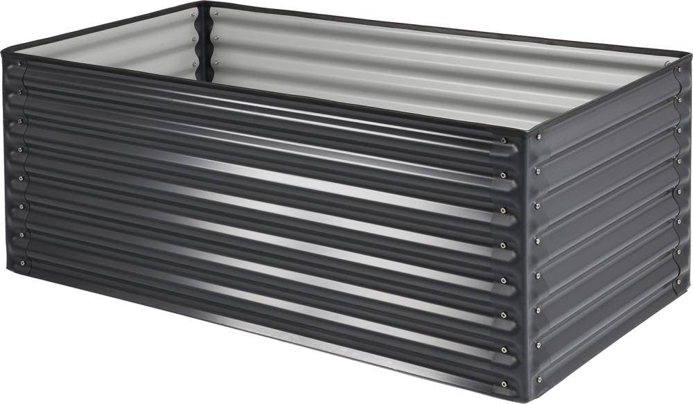 Pflanzkasten rechteckiganthrazit a. Metall150 x 60x 60 cmBeschaffungsartik el