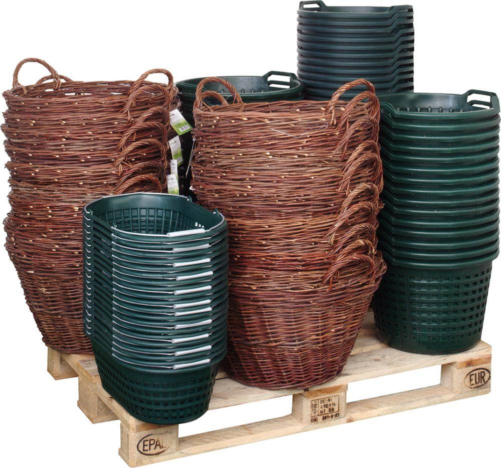 Gartenkorb Kunststoffu. Weide Classic FWDisplayB eschaffungsartikel