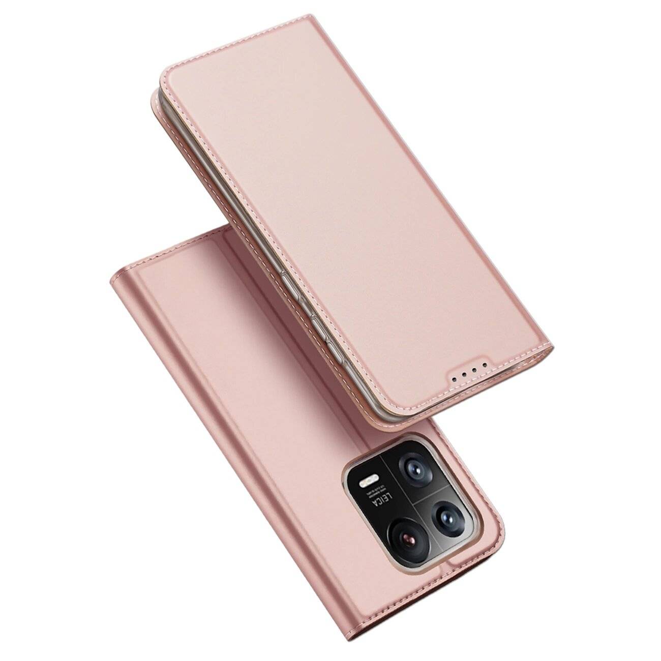 Dux Ducis Skin Pro Hülle Xiaomi 13 Flip Card Wallet Stand Pink