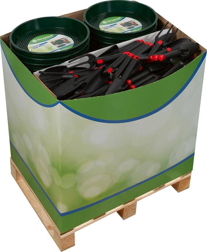 Gartengeräteset u.Rundsieb FWDisplayBeschaffungsa rtikel