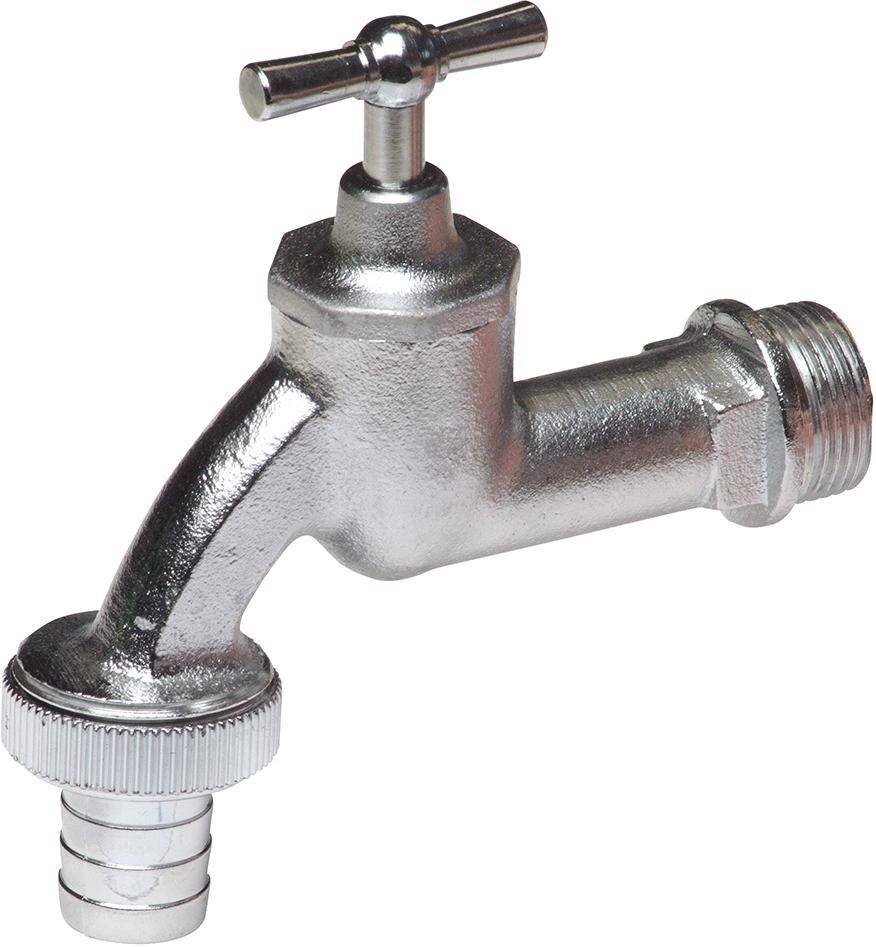 Wasserhahn Messing AG D 3/4Z Tülle 3/4Z mit Auslauftülle Floraworld