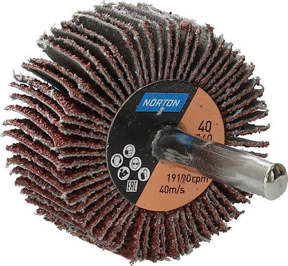 Fächerschleifer m.Schaft R207Plus 30x15x6 P40