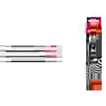 Kores Bleistift ''Grafitos Neon'', Härtegrad: HB, dreieckig aus Lindenholz, mit weißem Radierer, trendiges Neon Design,